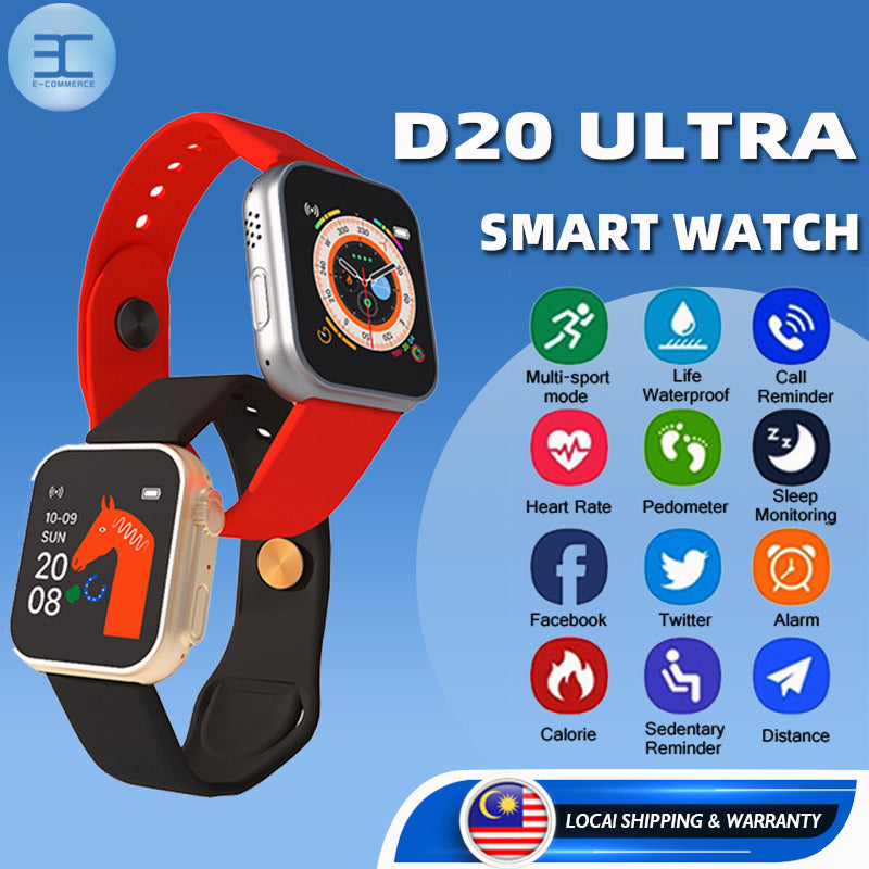 🔥Buy 1 Get 1 Free Offer🔥 D20 Ultra Smart Watch