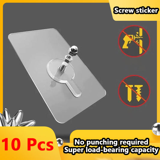 Punch-Free Screw Stickers