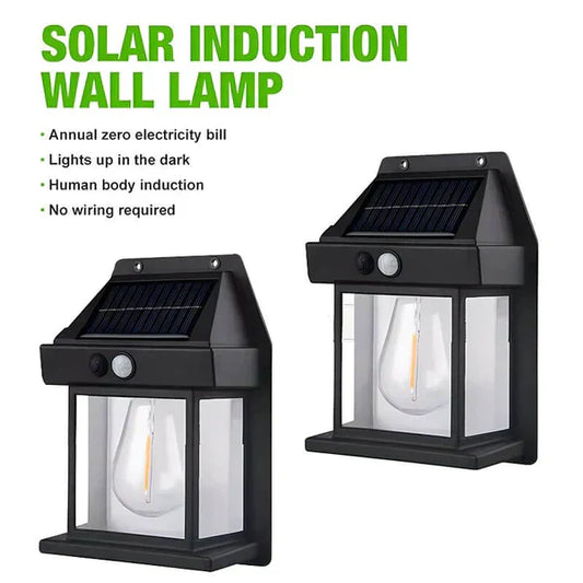 Outdoor Solar Wall Lamp | Waterproof | Wireless | 3 MODES