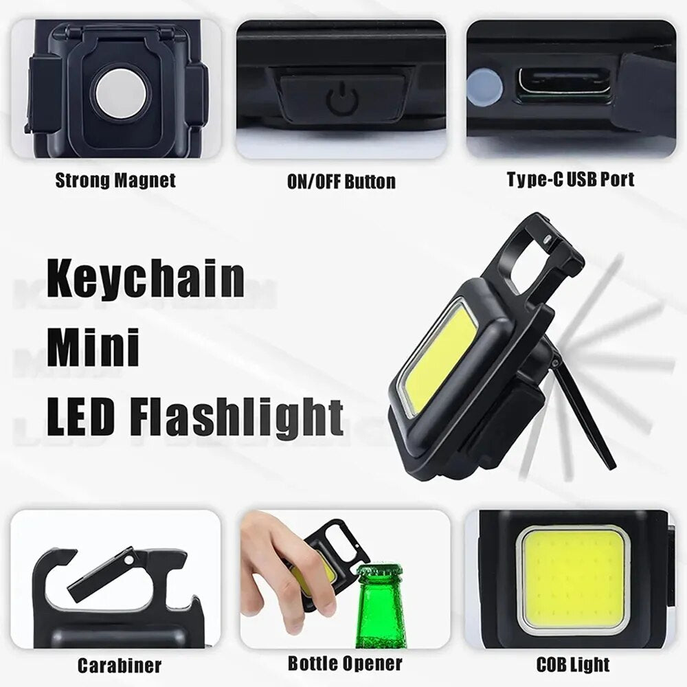 Rechargeable  Keychain Flashlight - 🔥BUY 1 GET 1 FREE🔥