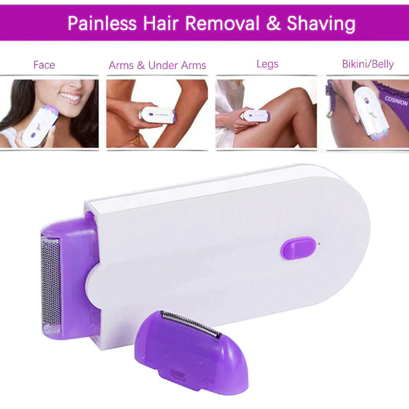 2 IN 1 PROFESSIONAL PAINLESS HAIR REMOVAL